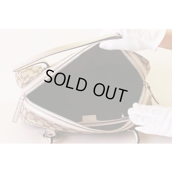 グッチ　ショルダートートバック 232958　ベージュ　中身