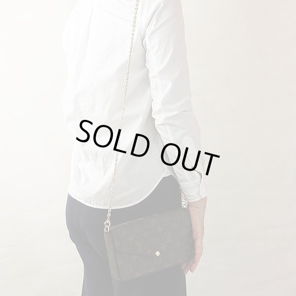 ルイ・ヴィトン　ポシェットフェリシー　(フューシャ） M61276 CA1109　掛けたイメージ