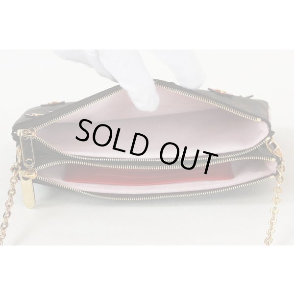 ルイ・ヴィトン　ポシェット・ドゥーブルジップ　M63905 GI0159　ブルーミング　フラワーコレクション　中身