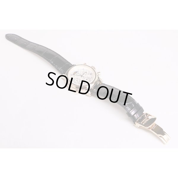 シェルマン　グランドコンプリケーション　プレミアム　白文字盤　革ベルト状態　表面