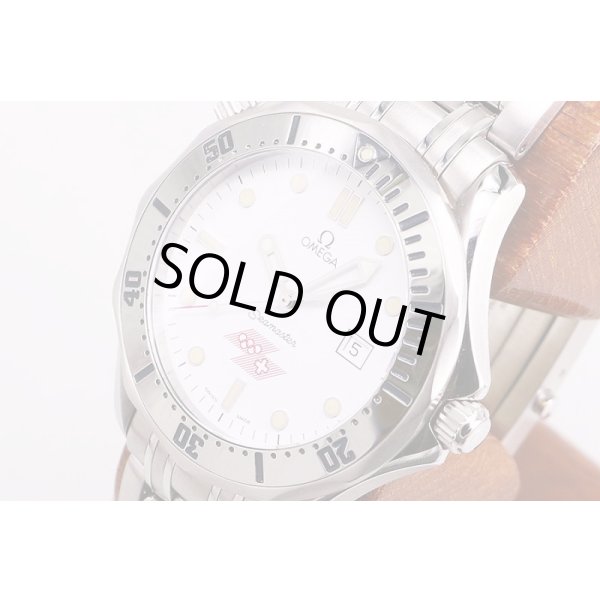 オメガ　シーマスター　2842.21　白文字盤　1994オリンピック限定　サイド拡大
