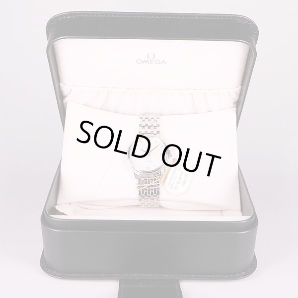 オメガ　デビル　プレステージCOX　424.10.37　銀文字盤　箱