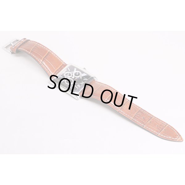 フレデリックコンスタント　パスエイション　カレ　FC265X3C24　黒文字盤　革ベルト状態　表面