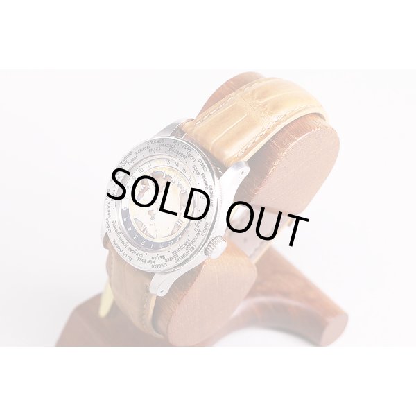 シェルマン　ワールドタイム　ミニッツリピーター　クロワゾネ　茶文字盤　サイド