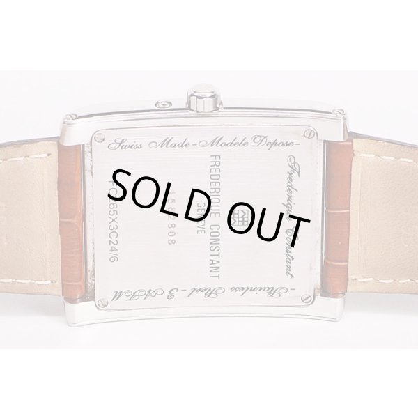 フレデリックコンスタント　パスエイション　カレ　FC265X3C24　黒文字盤　裏面拡大