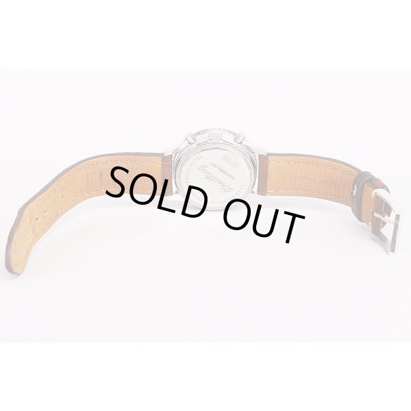 ブライトリング　ナビタイマー　モンブリラン　Ａ４１７３０　銀文字盤　革ベルト