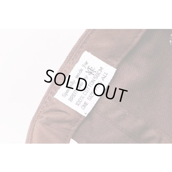 ブライトリング　ノベルティキャップ　茶　ロゴ