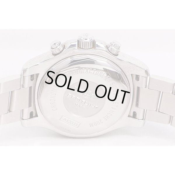 ブライトリング　スーパーオーシャン　クロノグラフ　Ａ１３３１１　紺文字盤　裏面拡大