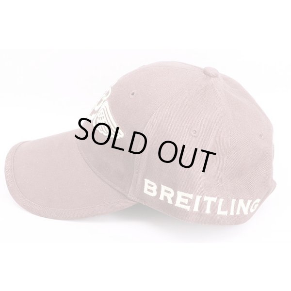 ブライトリング　ノベルティキャップ　茶　サイド