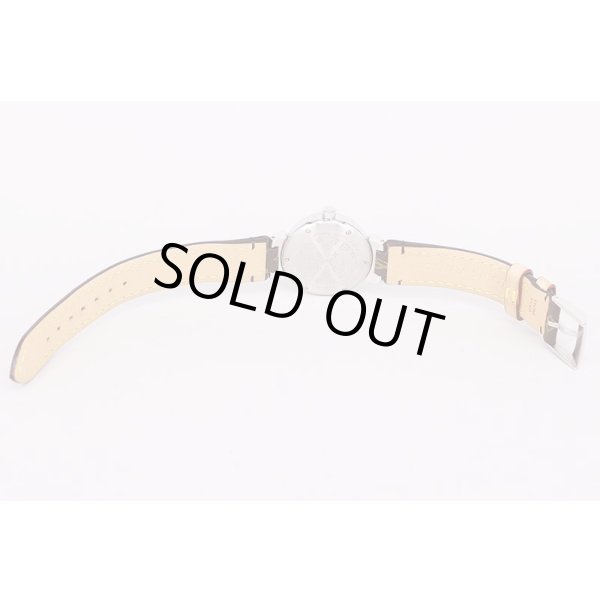 ルイヴィトン　タンブール　Ｑ１２１１　茶文字盤　革ベルト