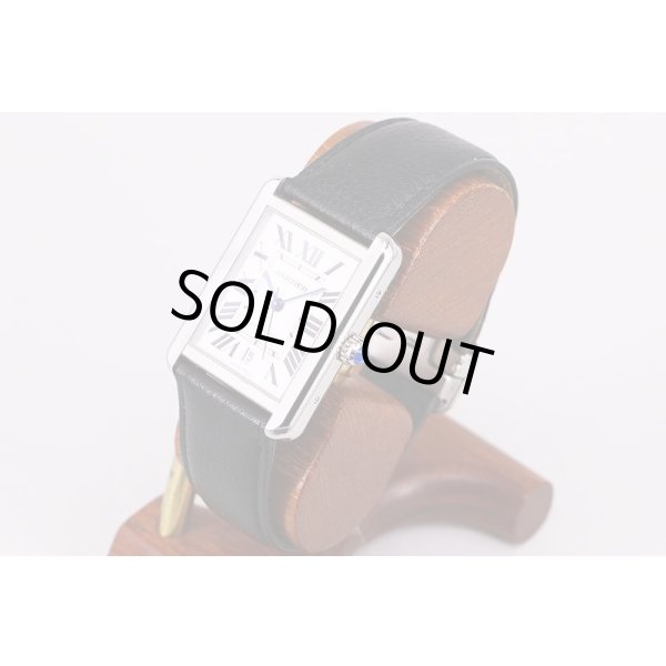 カルティエ　タンクソロＸＬ　白文字盤　サイド