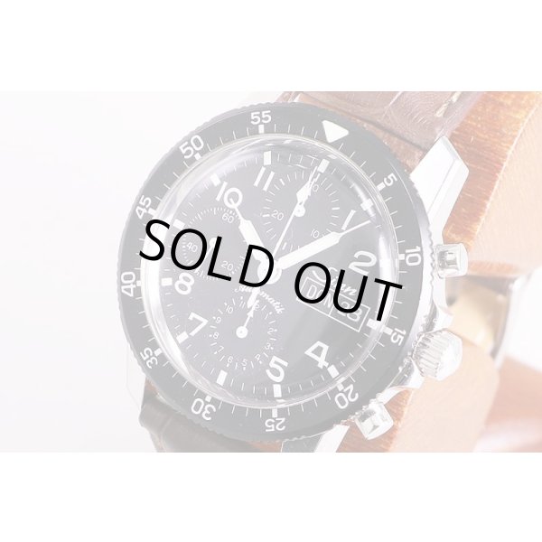 ジン　103.B　クロノグラフ　黒文字盤　サイド拡大