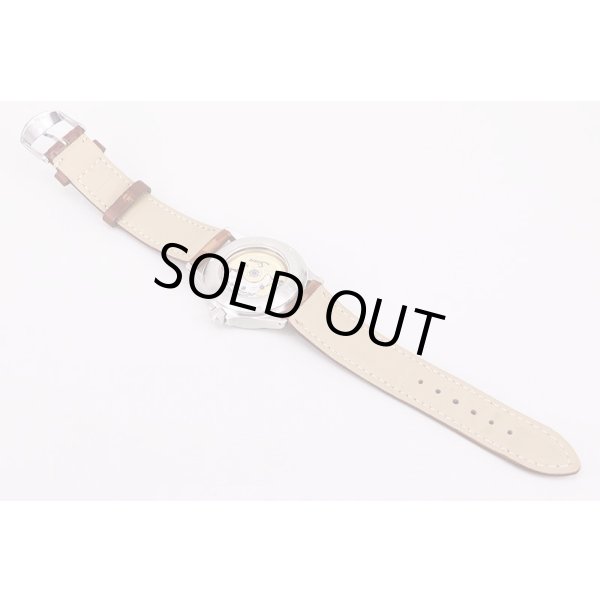 ジン　５５６ＪＵＢ　グレー文字盤　５５周年限定　革ベルト状態　裏面