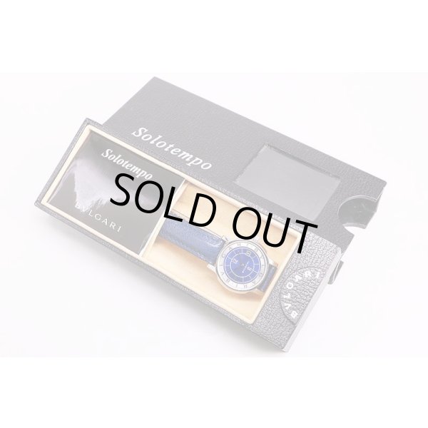 ブルガリ　ソロテンポ　ＳＴ２９　青文字盤　箱・保証書