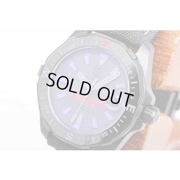 タグホイヤー　アクアレーサーファントム　ＷＡＹ２１８Ｃ　ワンピース限定　グレー文字盤　サイド拡大