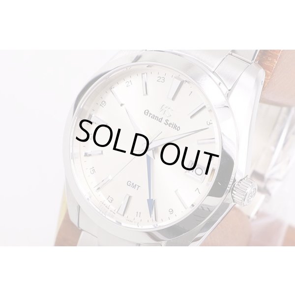 セイコー　グランドセイコー　ＳＢＧＮ０１１ＧＭＴ　９Ｆ３６－０ＡＦ０　銀文字盤　サイド拡大