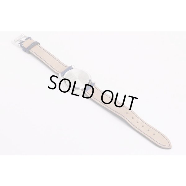 ブルガリ　ソロテンポ　ＳＴ２９　青文字盤　革ベルト状態　裏面