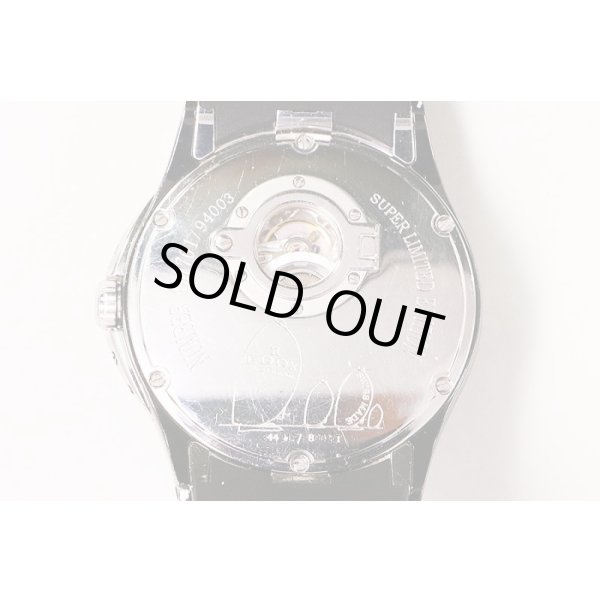 エドックス　グランドオーシャン　９４００３　黒文字盤　シードバイ限定　裏面拡大