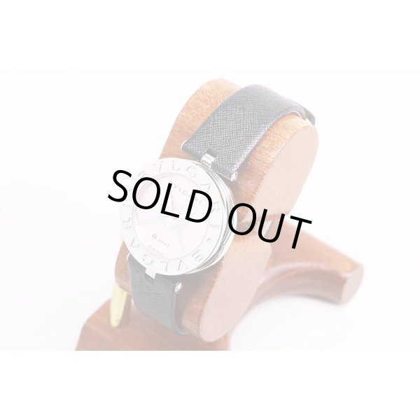 ブルガリ　Ｂ０１　ＢＺ３０　ピンクシェルＤハート文字盤　サイド