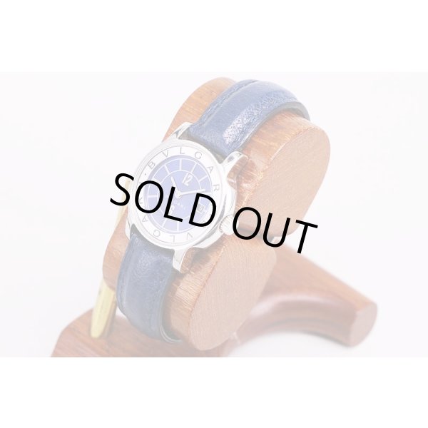 ブルガリ　ソロテンポ　ＳＴ２９　青文字盤　サイド