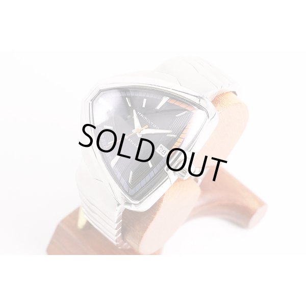 ハミルトン　ベンチュラ　エルビス80　H245510　黒文字盤　サイド