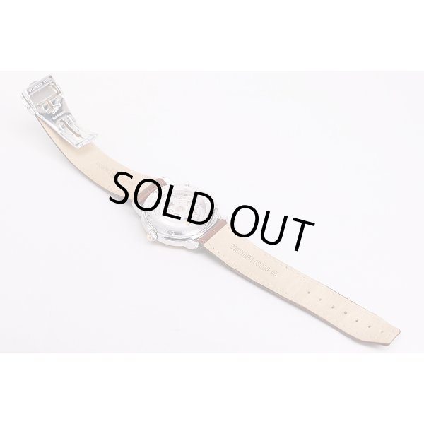 モーリス・ラクロア　ファイブハンズ　MP6328　白文字盤　革ベルト状態　裏面