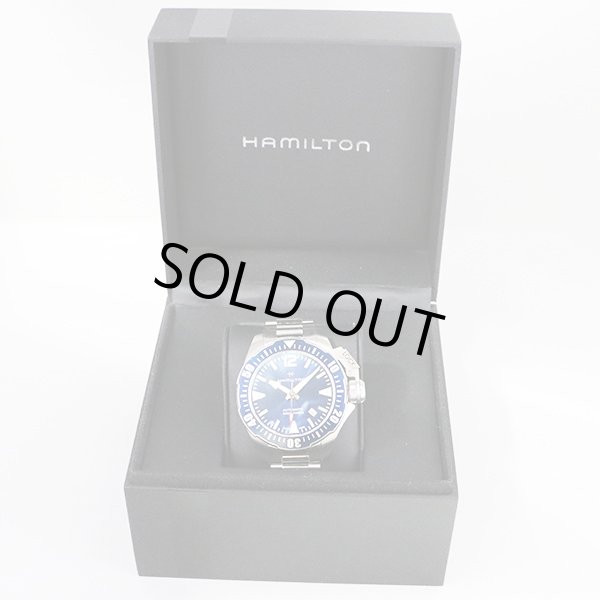 ハミルトン　カーキ　ダイバーオープンウォーター　H777705　青文字盤　箱