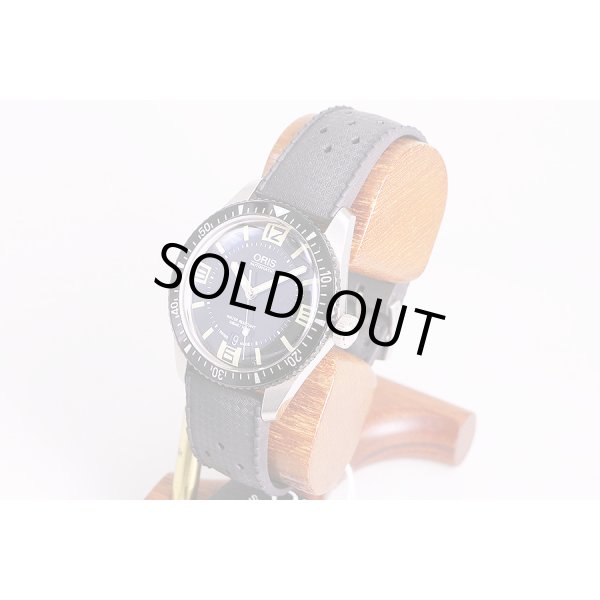 オリス　ヘリテージ　ダイバー　7707　黒文字盤　サイド