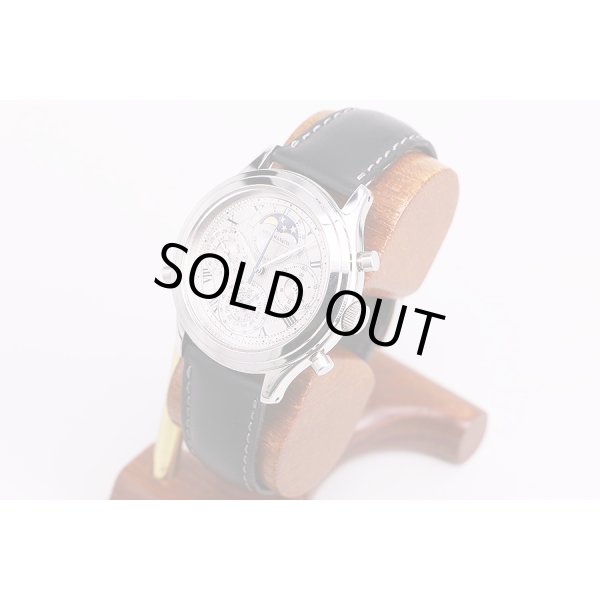 シェルマン　グランドコンプリケーション　銀文字盤　サイド