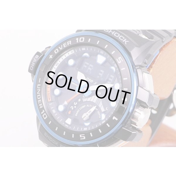 カシオ　Ｇショック ガルフマスター ＧＷＮ－Ｑ１０００Ａ ５４７７ 黒文字盤　サイド拡大