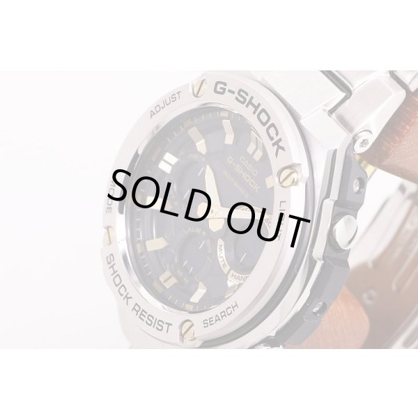 カシオ　Ｇショック ＧＳＴ－Ｗ１１０Ｄ ５４４４ 黒文字盤 金針　サイド拡大