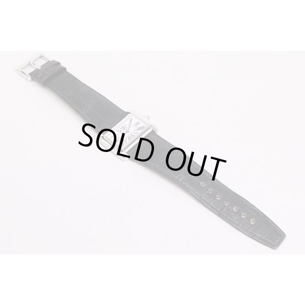 カルティエ　ミニタンクディバン　２５９９　ピンクシェル文字盤　革ベルト状態　表面