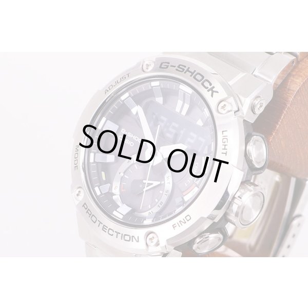 カシオ　Ｇショック ＧＳＴ－Ｂ２００Ｄ ５６０８ ブルートゥース 黒文字盤　サイド拡大