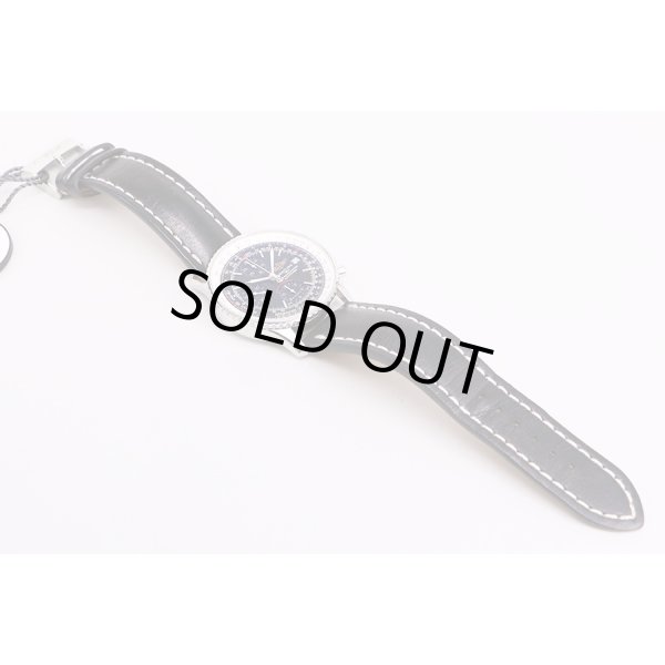 ブライトリング　ナビタイマー　ヘリテージ　Ａ１３３２４　黒文字盤　革ベルト状態　表面