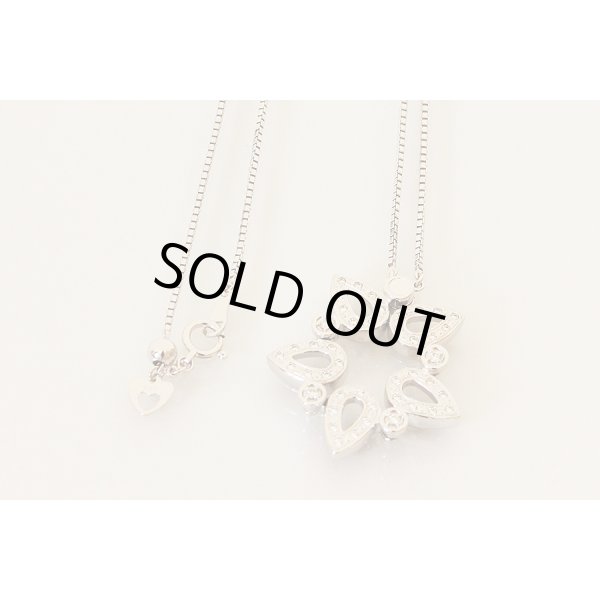 タサキ　K18WG ダイアイリペンダントネックレス 0.39ct 14.60g　留め具