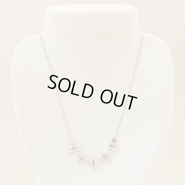 タサキ　K18WG ダイアイリペンダントネックレス 0.39ct 14.60g　装着イメージ(2)