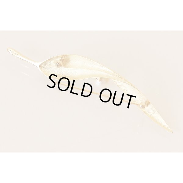 ミキモト　K18パールイリブローチ 7.00mm 9.30g　留めピン