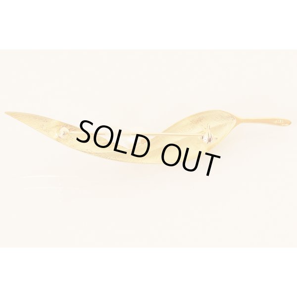 ミキモト　K18パールイリブローチ 7.00mm 9.30g　裏面