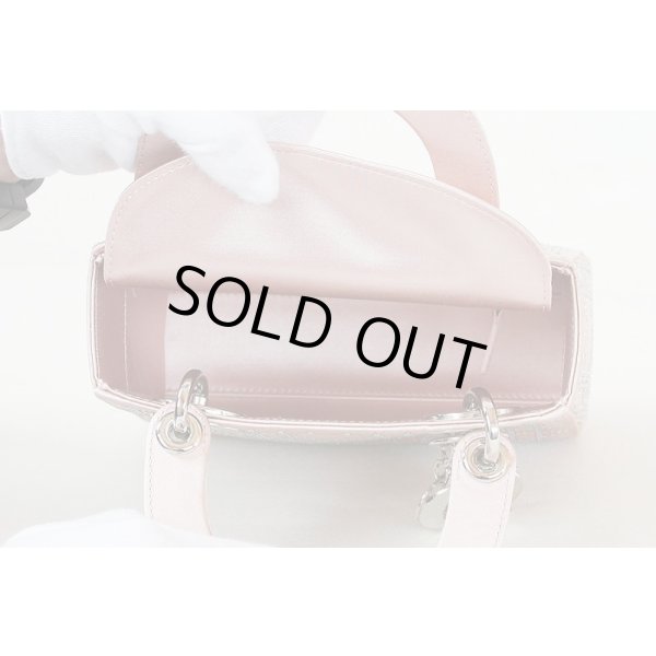 クリスチャンディオール　ハンドバック　(ピンク・ラインストーン)　中身