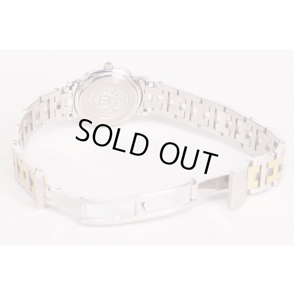 エルメス　クリッパーコンビ　ＣＬ４．２２０　白文字盤　ブレス