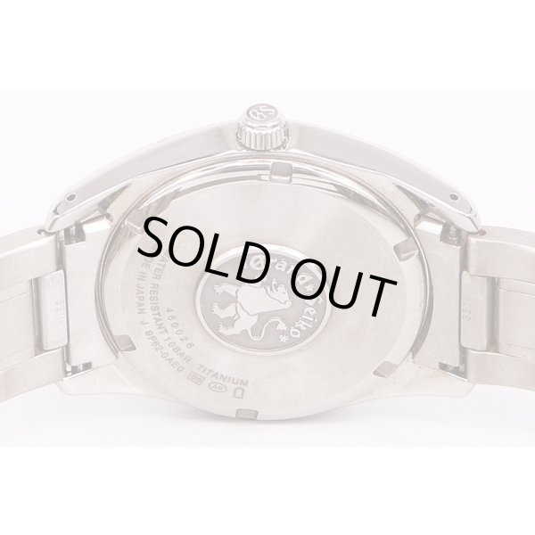 セイコー　グランドセイコー　ＳＢＧＸ０６７　９Ｆ６２－０ＡＥ０　銀文字盤　裏面拡大