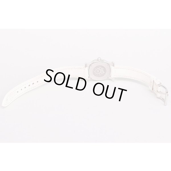 エルメス　Ｈウォッチ　ロンド　ＨＲ１．２１０　白文字盤　革ベルト