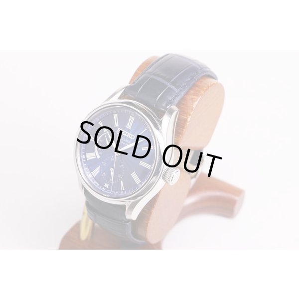 セイコー　プレサージュ　ＳＡＲＷ０３９　青七宝文字盤　サイド