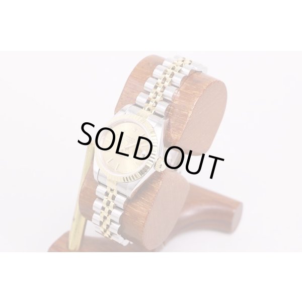 ロレックス　６９１７３　Ｓ９０７６４２　金文字盤　サイド