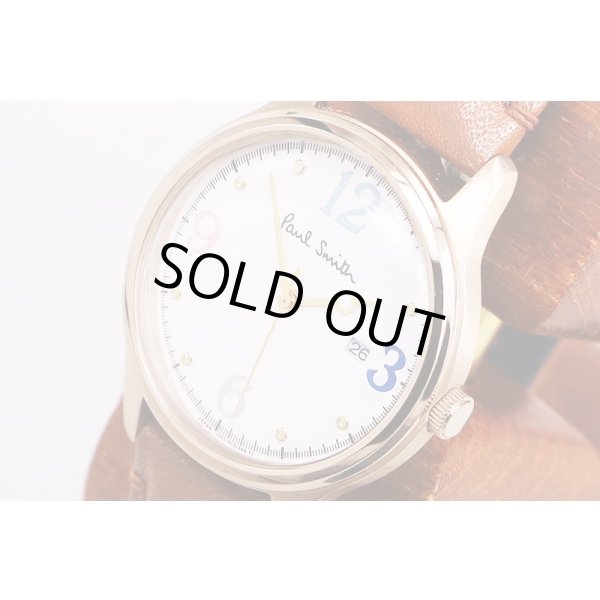 ポールスミス　シティ　ＢＶ３－１２０－９０　白文字盤　サイド拡大