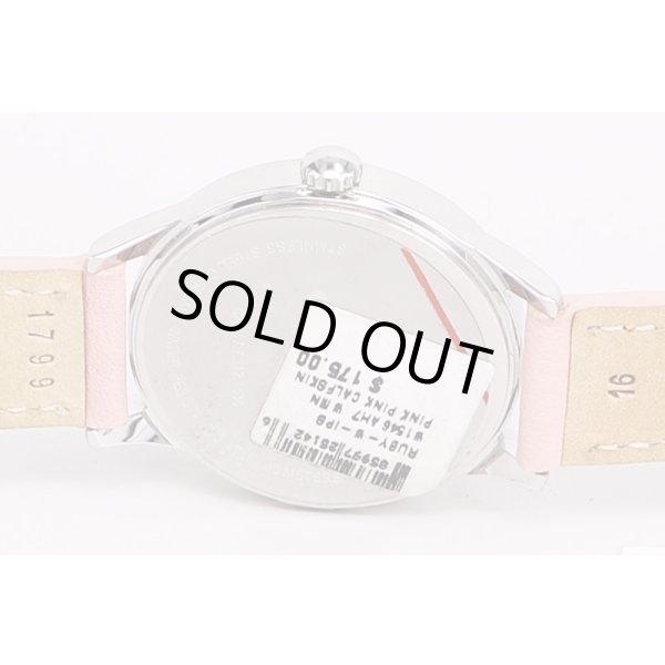 コーチ　ＣＡ１１７－７－１１２　ピンクハート文字盤　裏面拡大