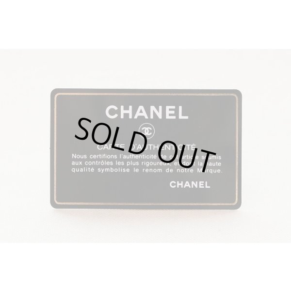 シャネル　チェーンショルダーバック ブラック／SIV金具　Gカード