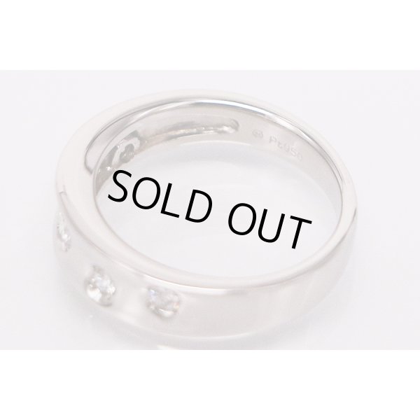 ミキモト　PT950 ダイアイリリング 0.20ct 8.70g　刻印(1)