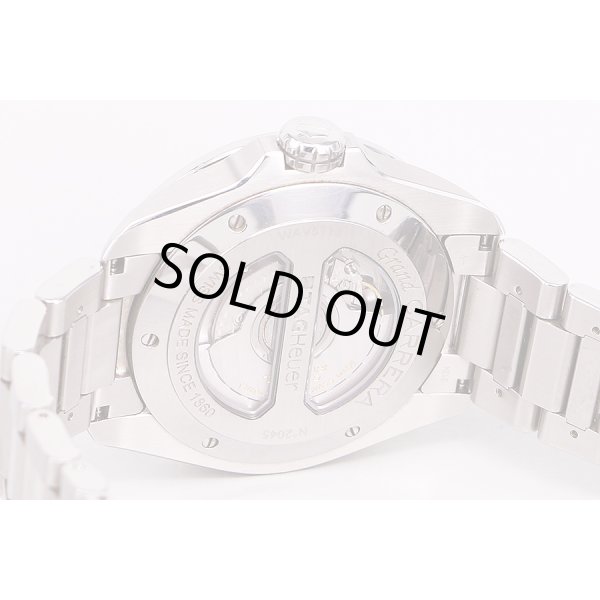 タグホイヤー　グランドカレラＧＭＴ　ＷＡＶ５１１３　茶文字盤　裏面拡大