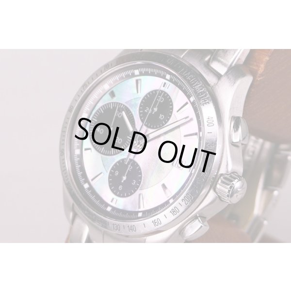 タグホイヤー　リンク　クロノ　ＣＪＦ２１１Ｋ　黒シェル文字盤　１５０周年限定　サイド拡大